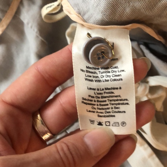 Wilfred Linen Blend Shorts w/Ties - Picture 5 of 7